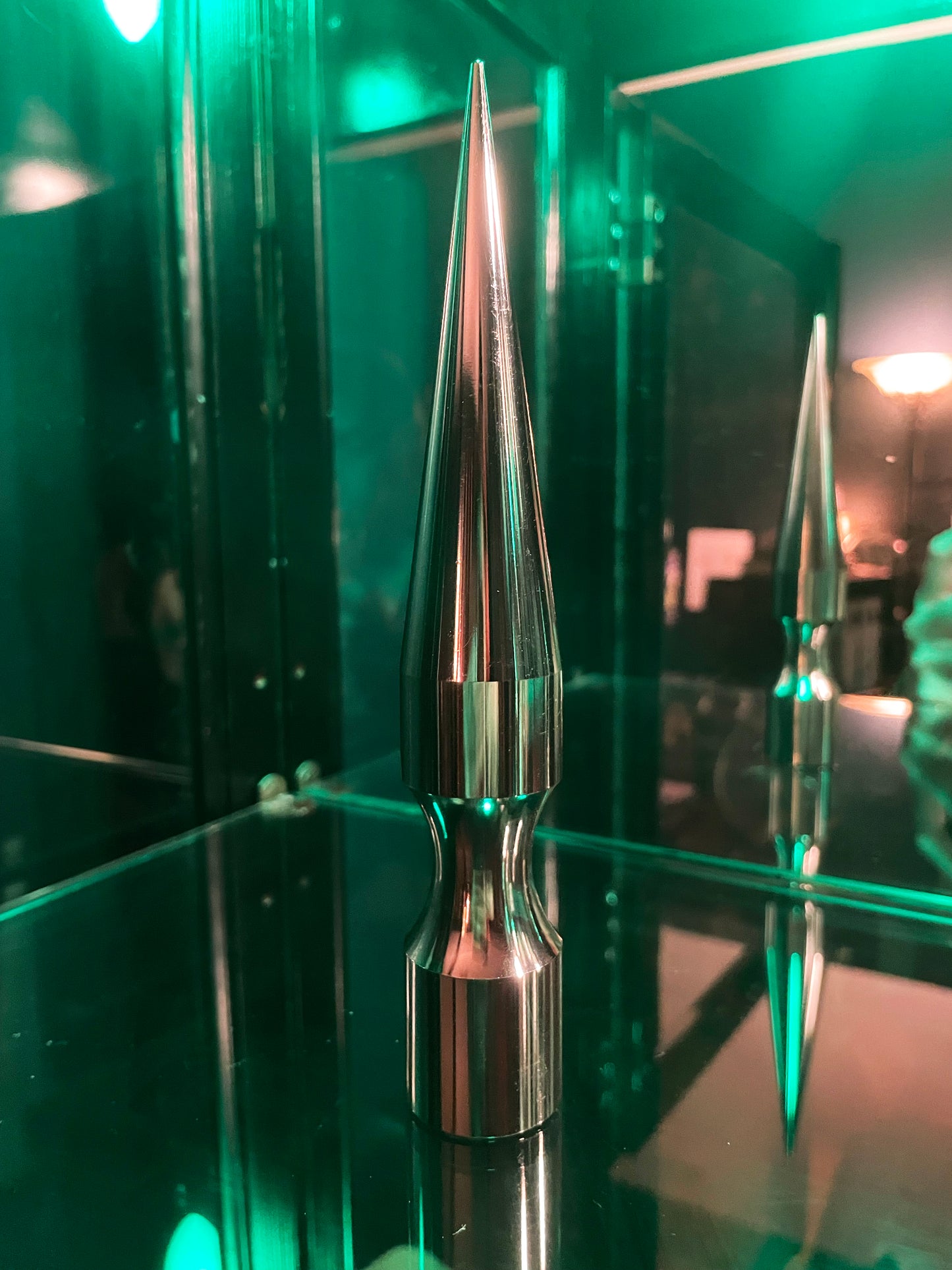 7 1/2" tree spike approx. 7.5 inch aluminum spike, largest in the world