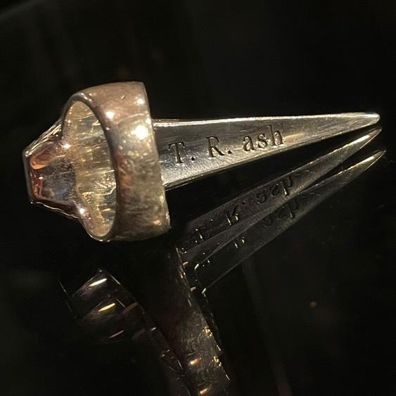 Coffin Claw Ring -Solid Sterling Silver, Handmade, comfort fit