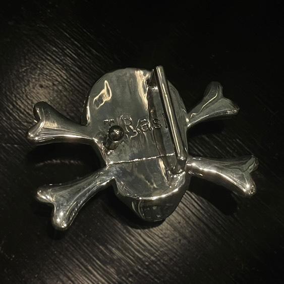 Skull And Crossbones Belt Buckle HEAVY Sterling Silver or Stainless Steel