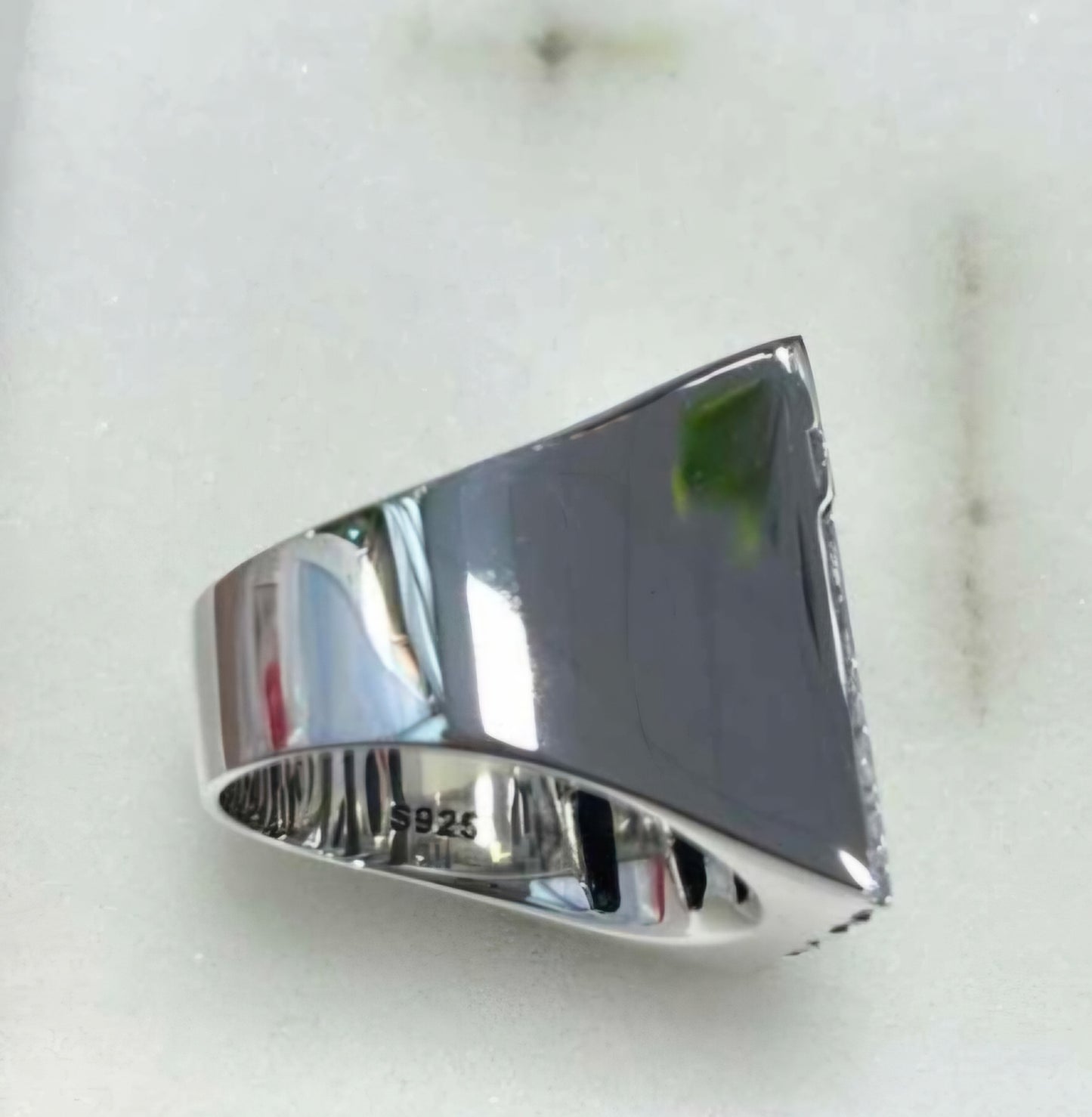 Divine Trash Ring -Solid Sterling Silver, Handmade, comfort fit