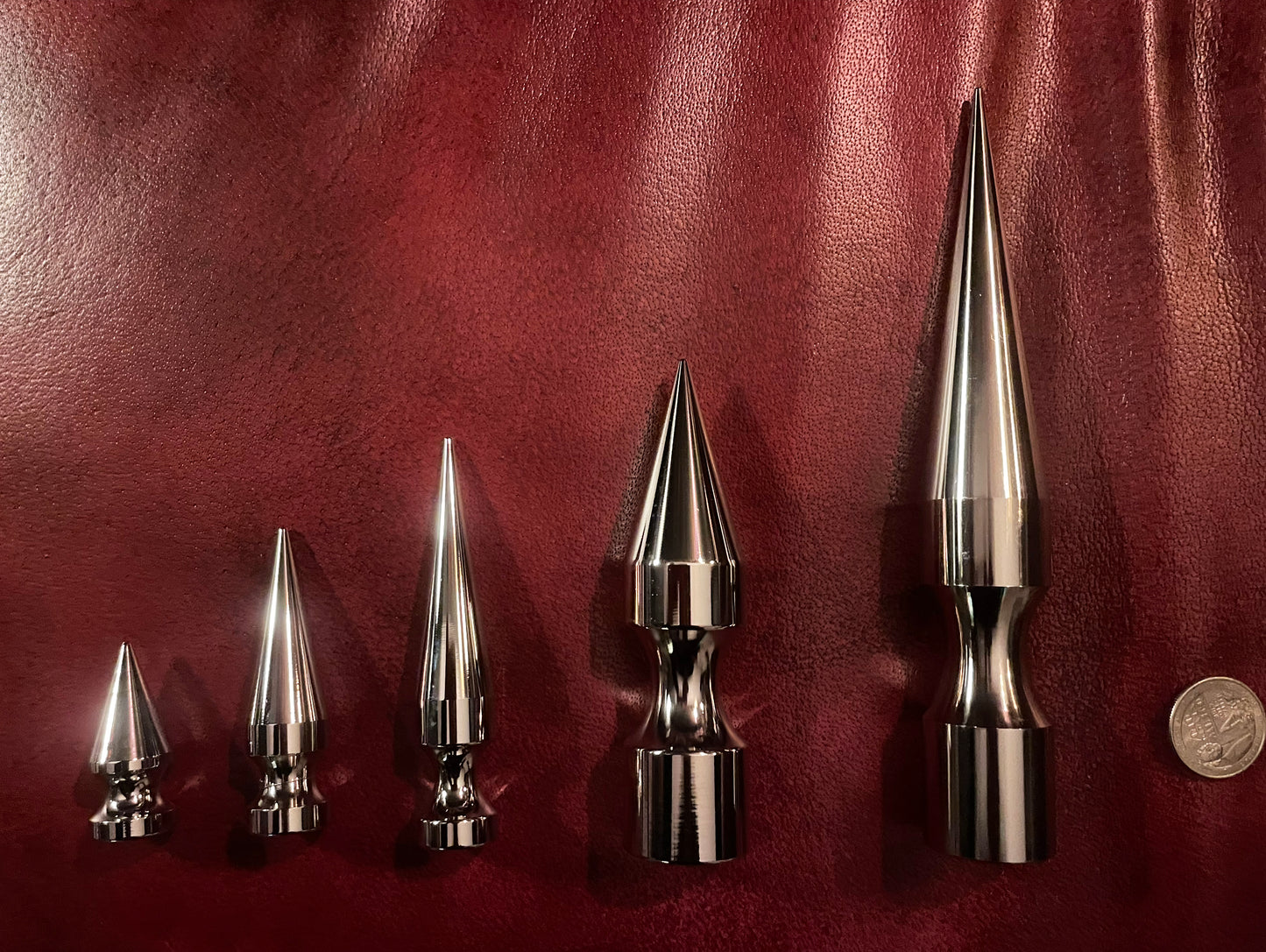 7 1/2" tree spike approx. 7.5 inch aluminum spike, largest in the world