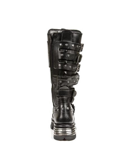 NEW ROCK GOTHIC NOMAD HIGH BOOT METALLIC PUNK M-796-S1