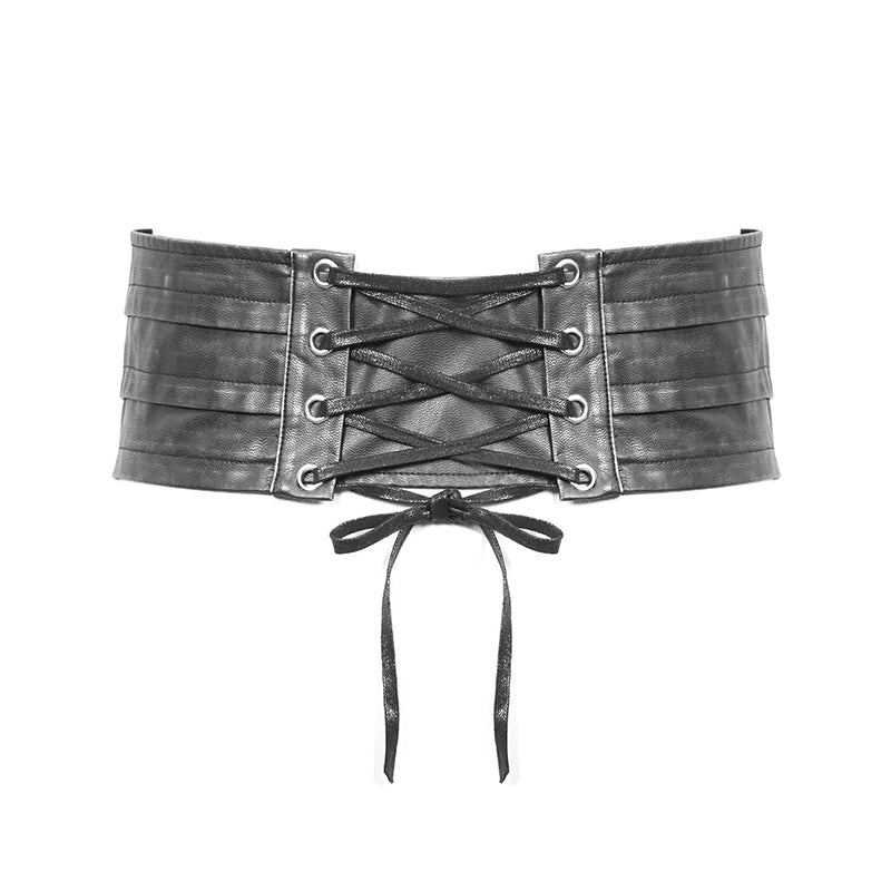 Metallic Armor-Inspired Men's Waist Cincher