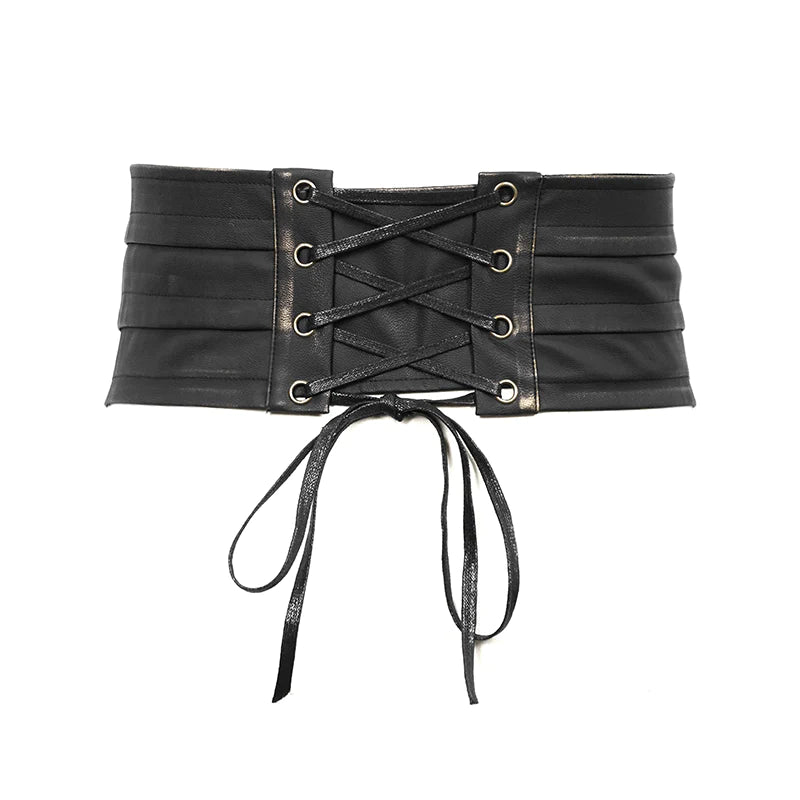 Metallic Bronze Steampunk Men's Waist Cincher