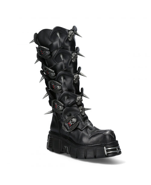 BLACK TOWER BOOTS M-755-C4 of METALLIC COLLECTION