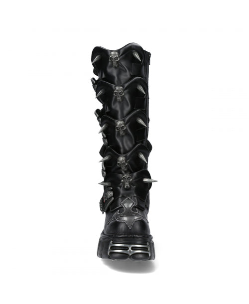 BLACK TOWER BOOTS M-755-C4 of METALLIC COLLECTION