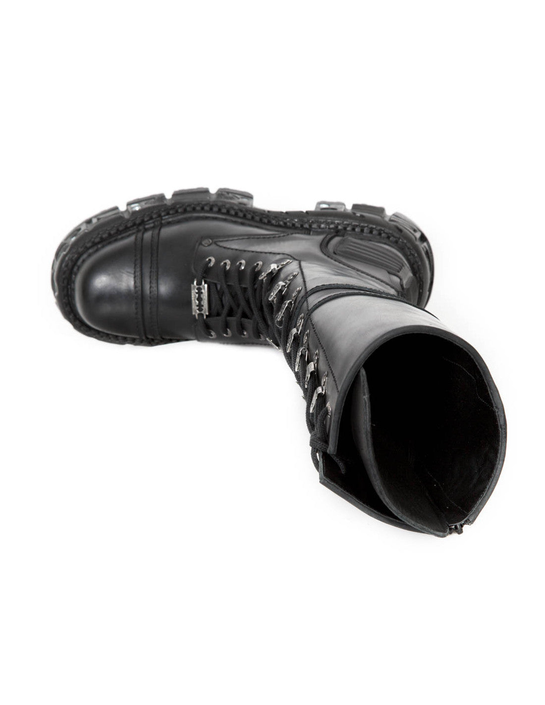 Bondage Lace-Up Tall Boot M-TANK004-C5 Classic Punk High Rise Platforms