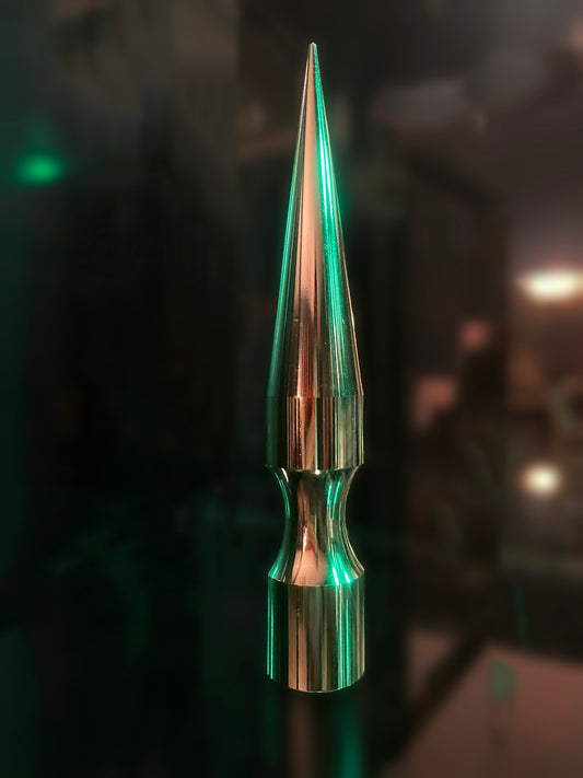 7 1/2" tree spike approx. 7.5 inch aluminum spike, largest in the world