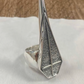 Coffin Claw Ring  -Solid Sterling Silver, Handmade, comfort fit