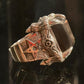 Stone Claw Ring  -Solid Sterling Silver, Handmade, comfort fit