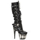 M-Devil010 High heel studded metal soled boots