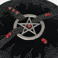 *CLEARANCE*Black Gothic Victorian Round Pentagram Hand Bag