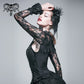 Gothic Victorian sexy women flared sleeves stretchy rose lace long sleeve shawl
