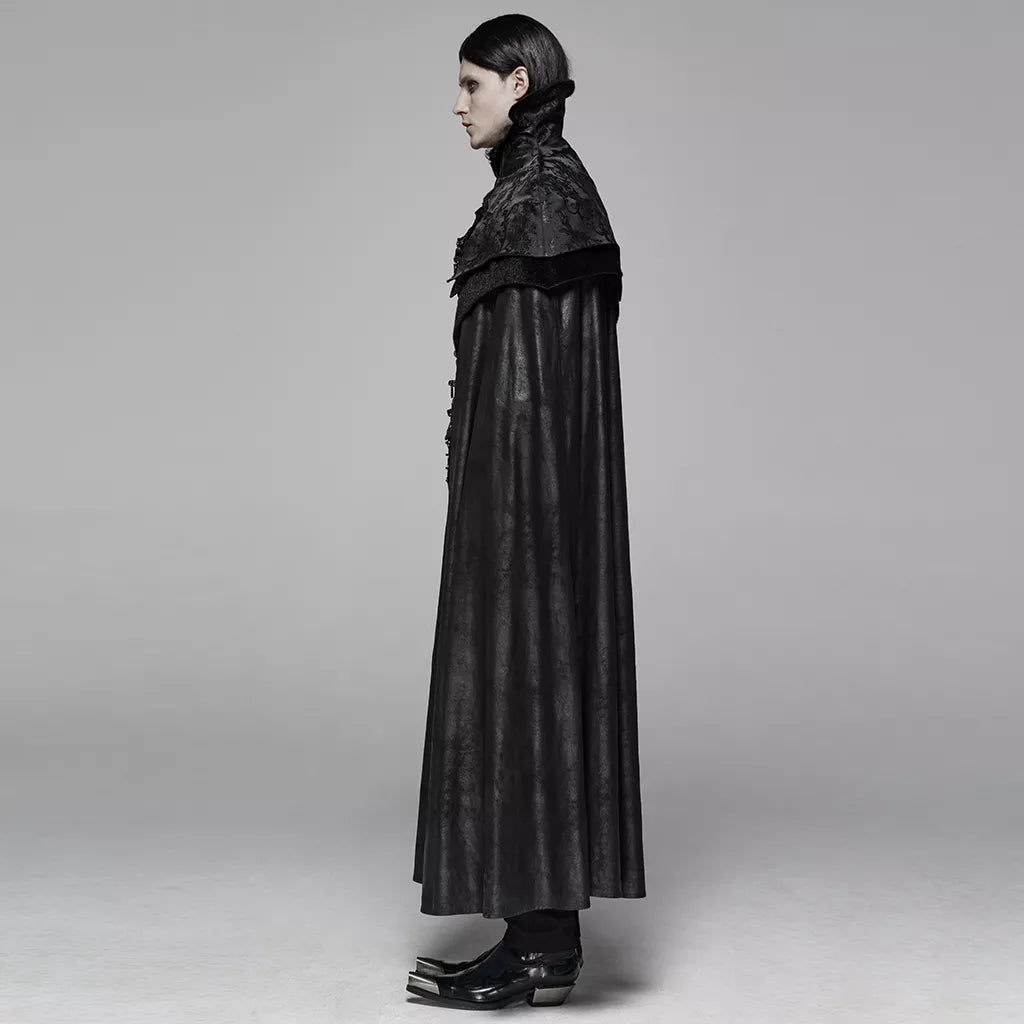 *CLEARANCE*Gothic Victorian Full Length Cape adjustable collar and elegant styled metal clasp Vampire