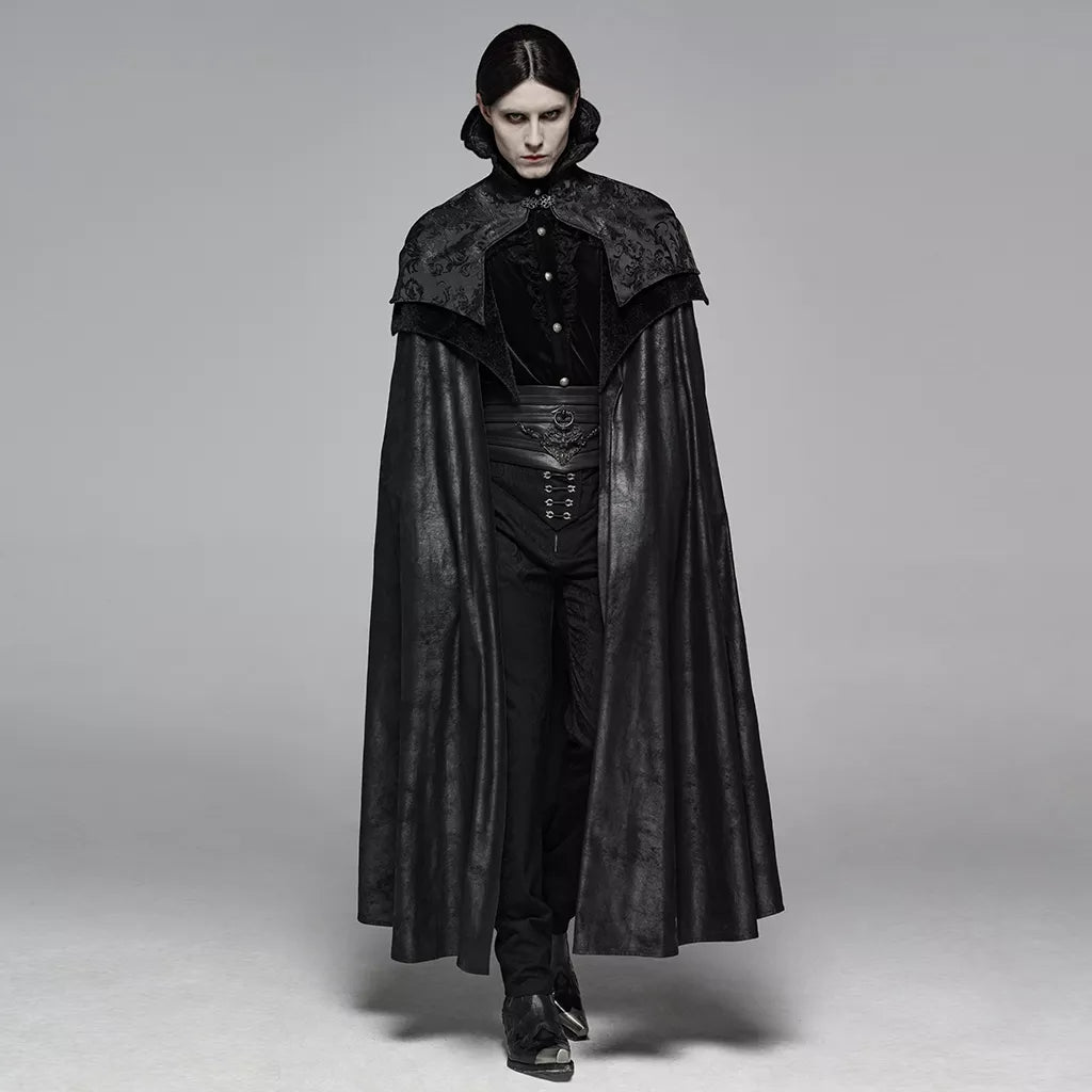 *CLEARANCE*Gothic Victorian Full Length Cape adjustable collar and elegant styled metal clasp Vampire