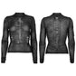 Gothic Punk Black Mesh Top with a layered spider web design and cut outs
