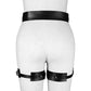waist harness with garter belt and rings
