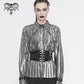 Punk Zip-Up Women's Corset Belt