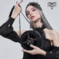 *CLEARANCE*Black Gothic Victorian Round Pentagram Hand Bag