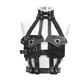 Apocalyptic punk women body harness