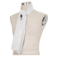Jeweled Gothic Dress Tie (white) cravat ascot
